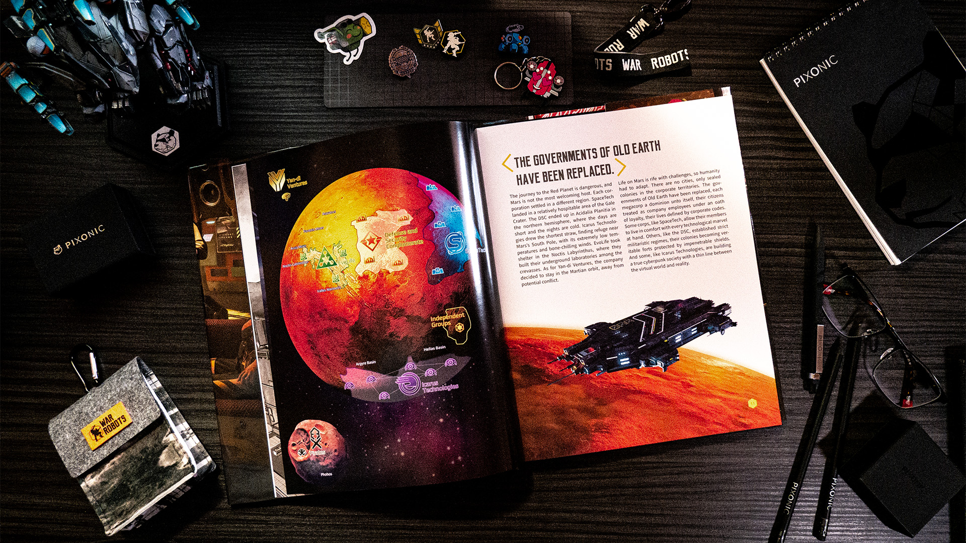 EL PRIMER LIBRO DE ARTE DE WAR ROBOTS.
